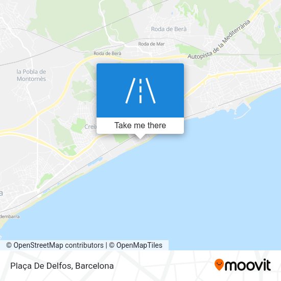 Plaça De Delfos map
