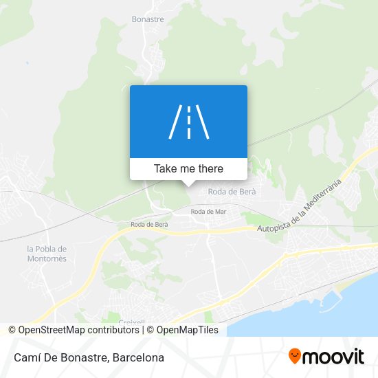 Camí De Bonastre map