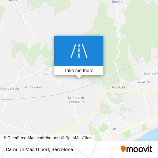 Camí De Mas Gibert map