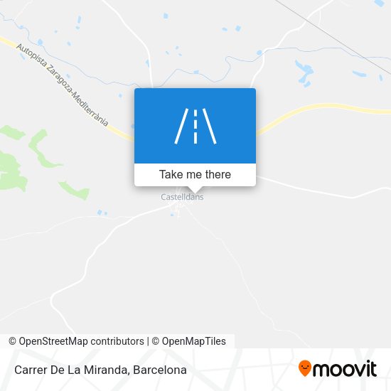 Carrer De La Miranda map