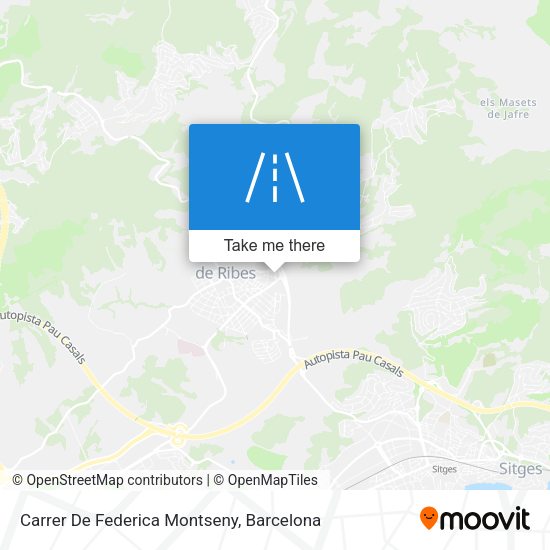 Carrer De Federica Montseny map