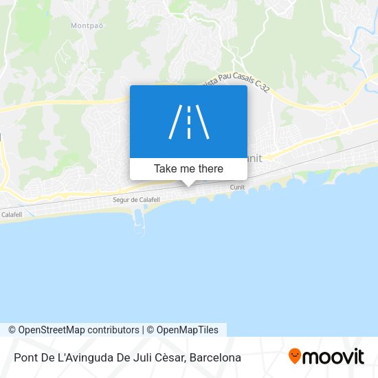 Pont De L'Avinguda De Juli Cèsar map