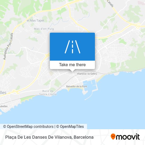 Plaça De Les Danses De Vilanova map