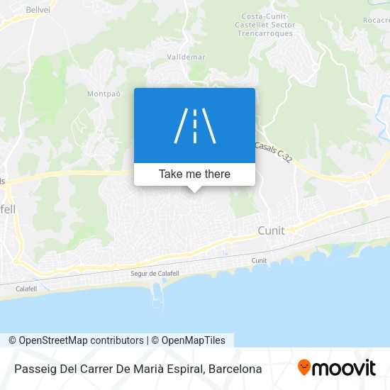 Passeig Del Carrer De Marià Espiral map