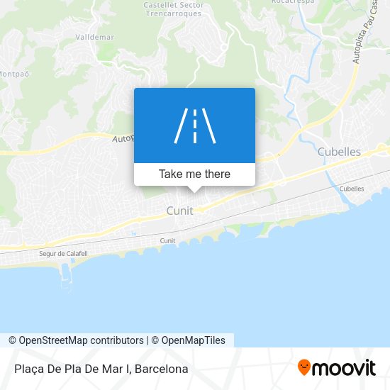 Plaça De Pla De Mar I map