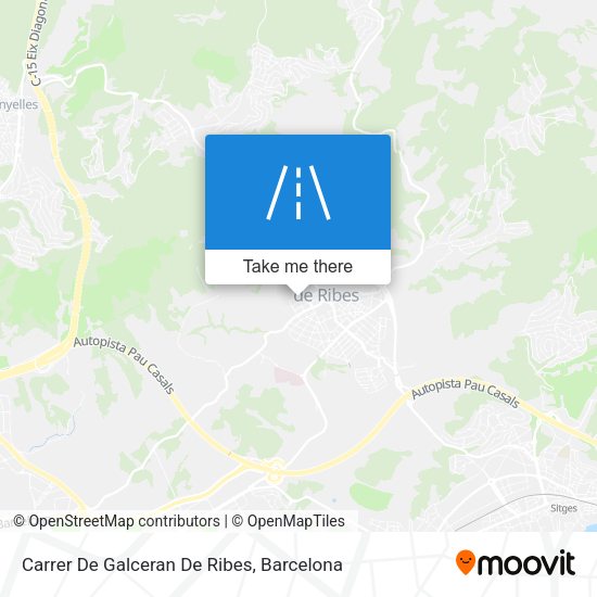 Carrer De Galceran De Ribes map