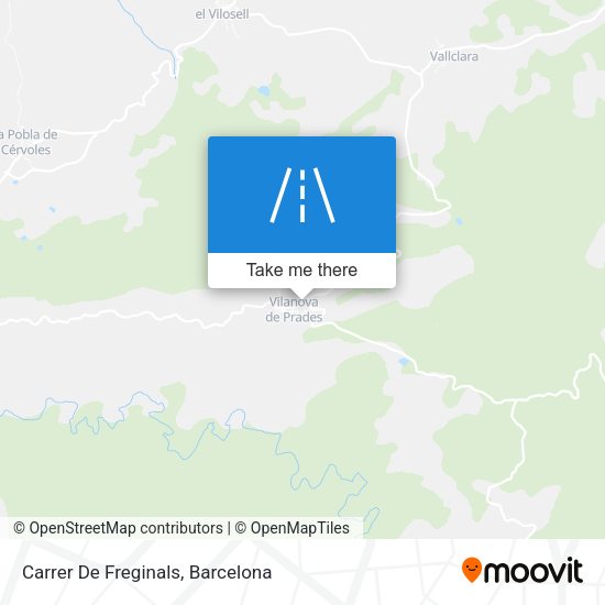 Carrer De Freginals map