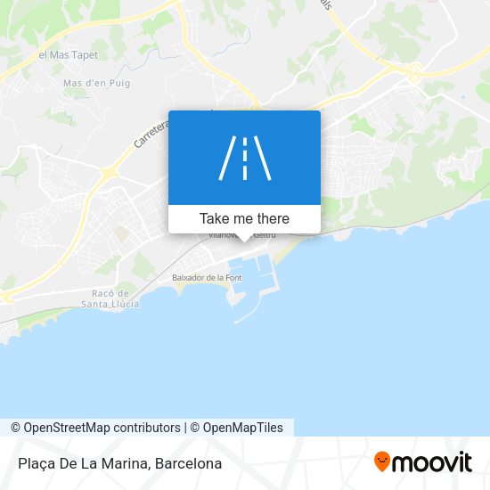 Plaça De La Marina map