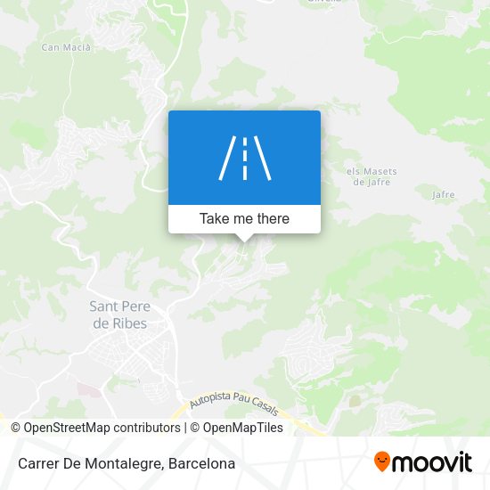 Carrer De Montalegre map