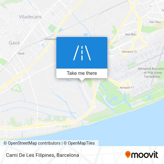 Camí De Les Filipines map