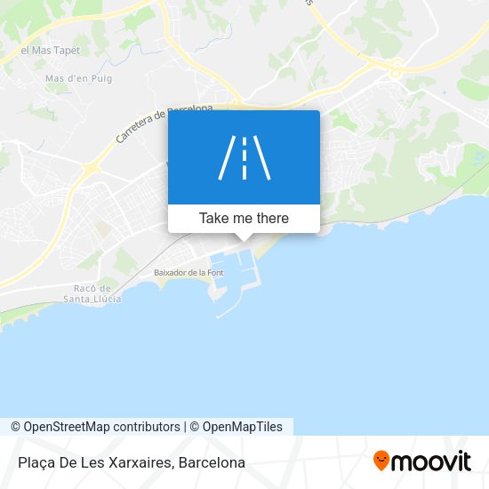 Plaça De Les Xarxaires map