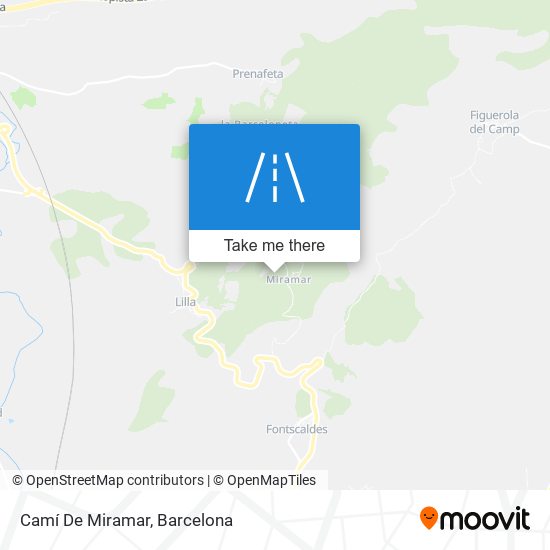 Camí De Miramar map