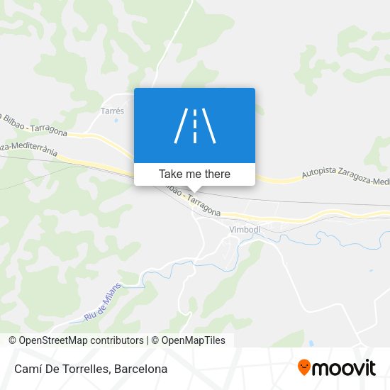 Camí De Torrelles map