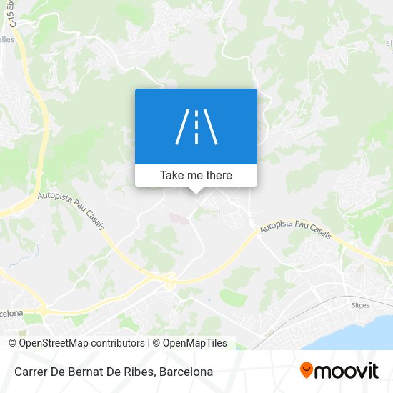 Carrer De Bernat De Ribes map