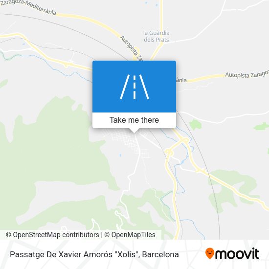 Passatge De Xavier Amorós "Xolis" map
