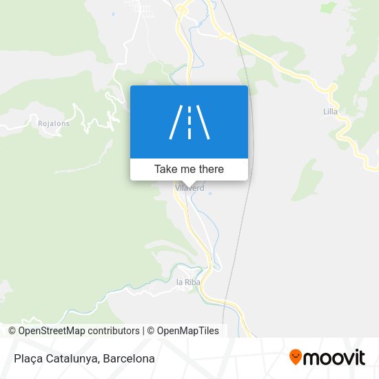 Plaça Catalunya map