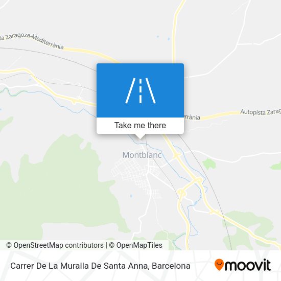 Carrer De La Muralla De Santa Anna map