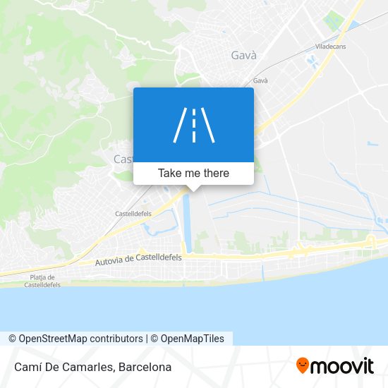 Camí De Camarles map