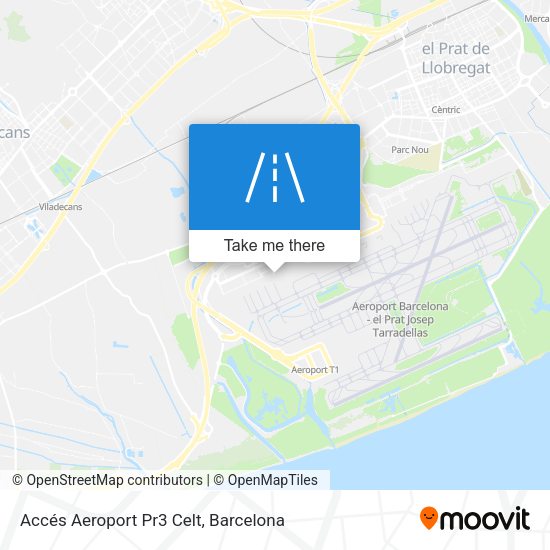 Accés Aeroport Pr3 Celt map