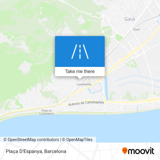 Plaça D'Espanya map
