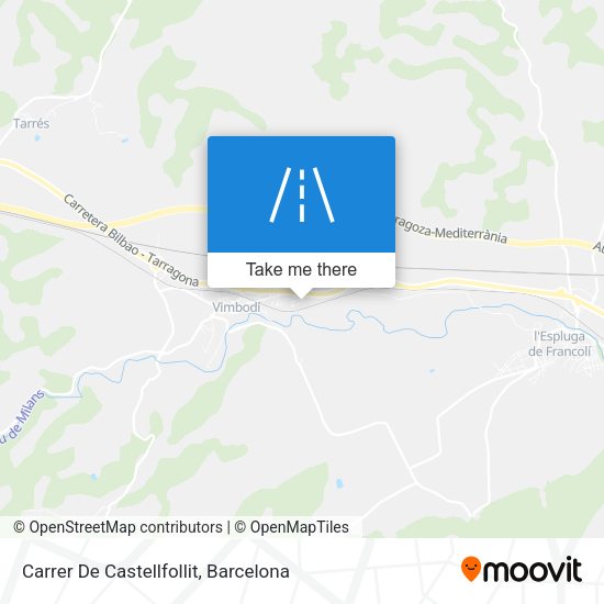 Carrer De Castellfollit map