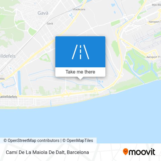 Camí De La Maiola De Dalt map