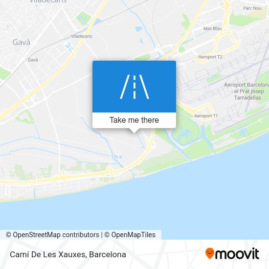 Camí De Les Xauxes map