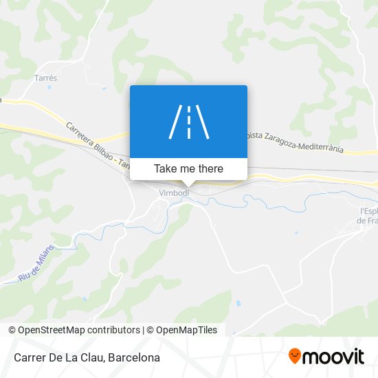 mapa Carrer De La Clau