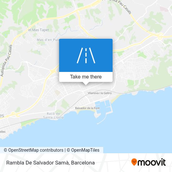 Rambla De Salvador Samà map