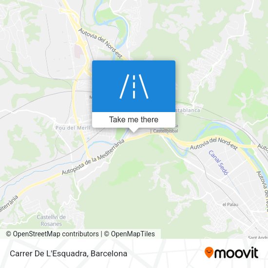 Carrer De L'Esquadra map