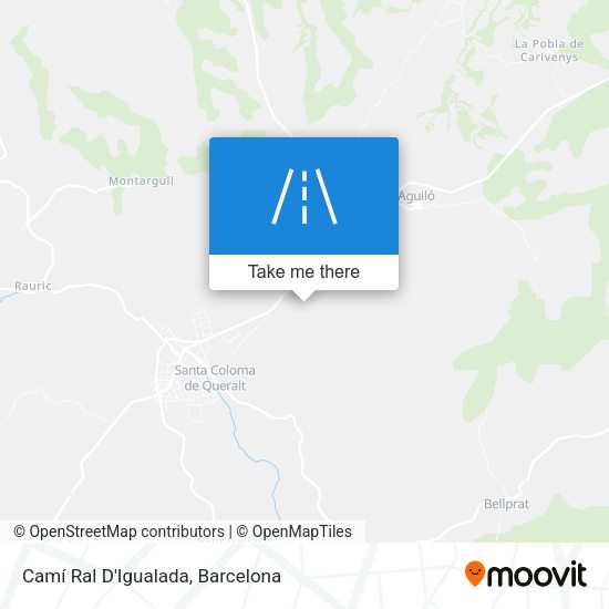 Camí Ral D'Igualada map