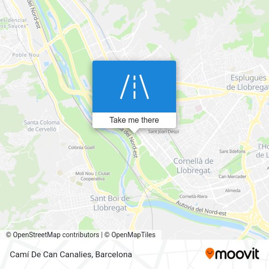 Camí De Can Canalies map