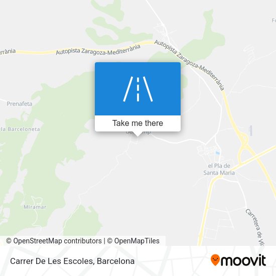 Carrer De Les Escoles map