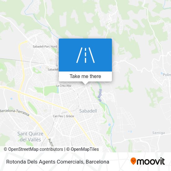 Rotonda Dels Agents Comercials map