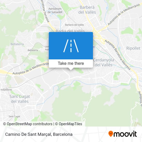 Camino De Sant Marçal map