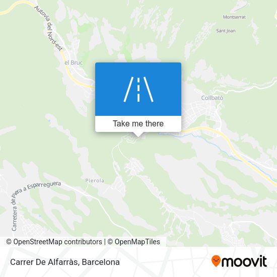 Carrer De Alfarràs map