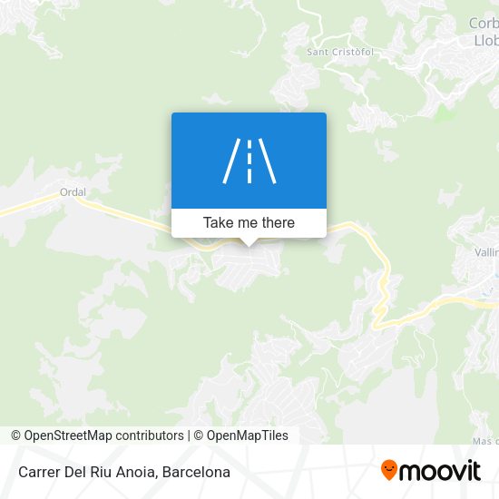 Carrer Del Riu Anoia map