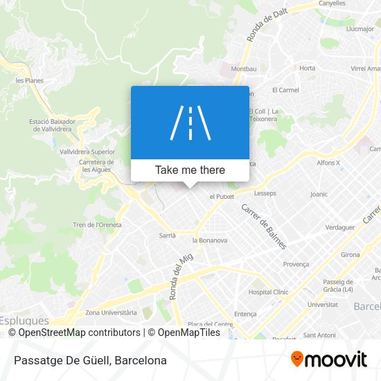 Passatge De Güell map