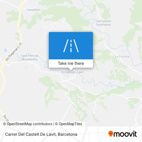 Carrer Del Castell De Lavit map