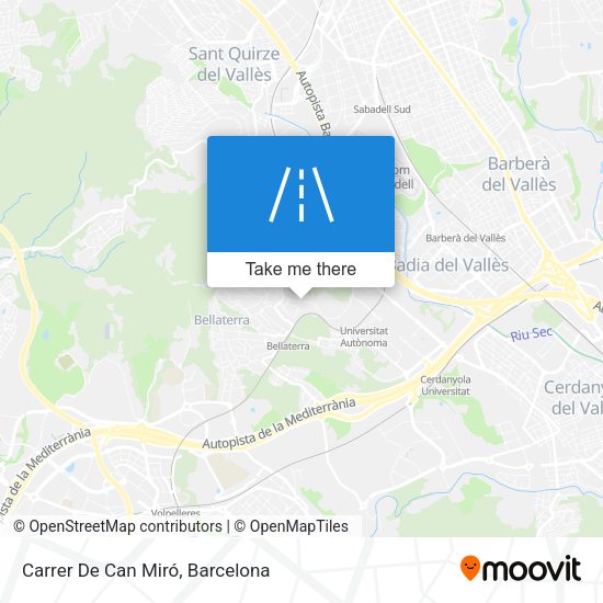 Carrer De Can Miró map