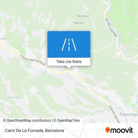 Camí De La Fumada map