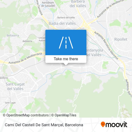 Camí Del Castell De Sant Marçal map