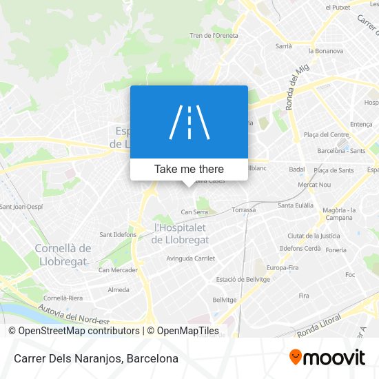 Carrer Dels Naranjos map