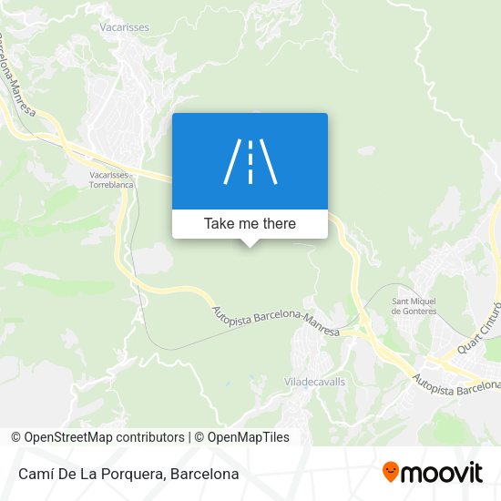 Camí De La Porquera map