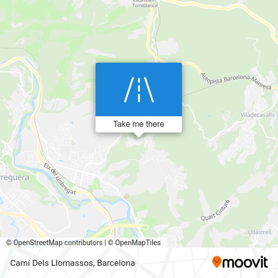 Camí Dels Llomassos map