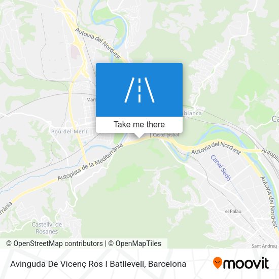 Avinguda De Vicenç Ros I Batllevell map