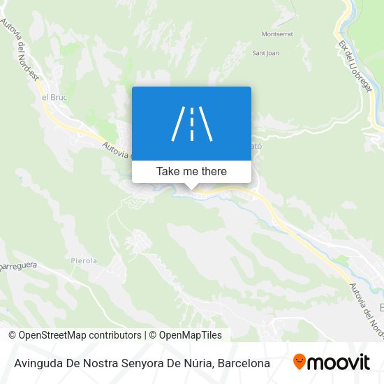 Avinguda De Nostra Senyora De Núria map
