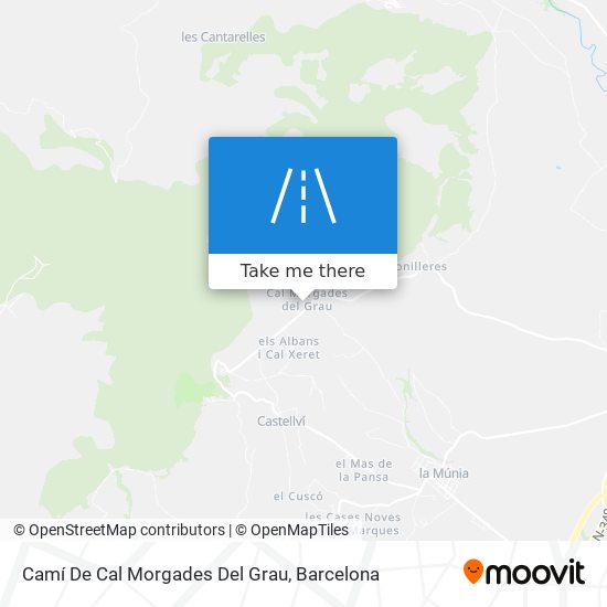 Camí De Cal Morgades Del Grau map