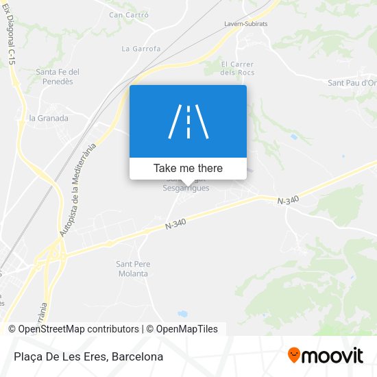 Plaça De Les Eres map