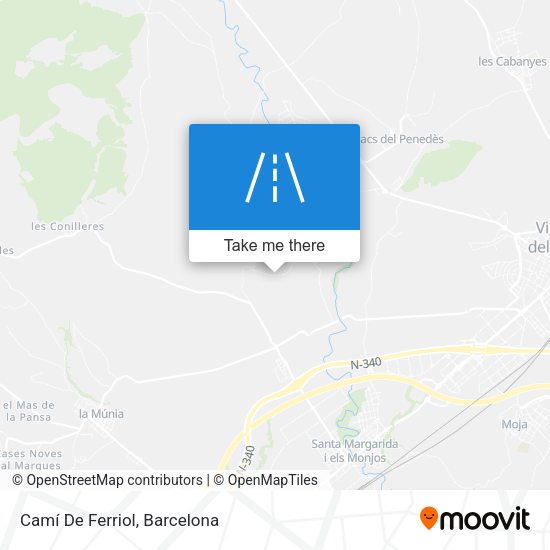 Camí De Ferriol map